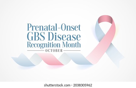 Prenatal Onset Gbs Disease Recognition Month Stock Vector (Royalty Free ...