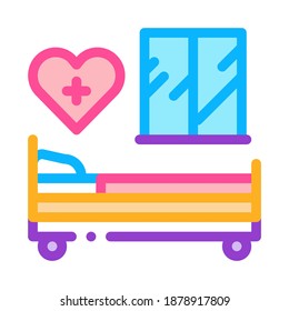 Prenatal Ward Maternity Hospital Color Icon Vector. Prenatal Ward Maternity Hospital Sign. Isolated Symbol Illustration