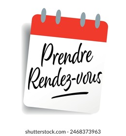 Prendre rendez-vous, Make an appointment in French 