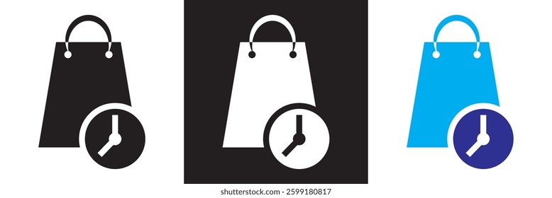Pre-order icon.  Vector illustration. isolated on white and black background. EPS 10