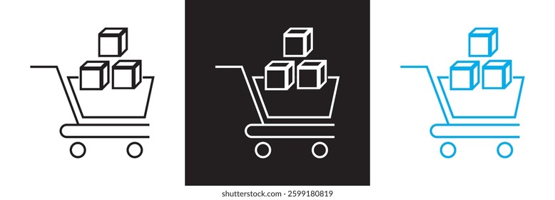 Pre-order icon.  Vector illustration. isolated on white and black background. EPS 10