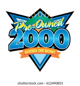 Pre-Owned 2000 Vehicle Going On Now Headline Graphic
