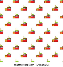 Preparation of beer pattern. Cartoon illustration of preparation of beer vector pattern for web