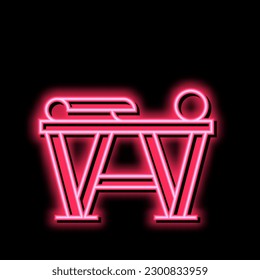 preparation for gluing wallpaper neon light sign vector. preparation for gluing wallpaper illustration