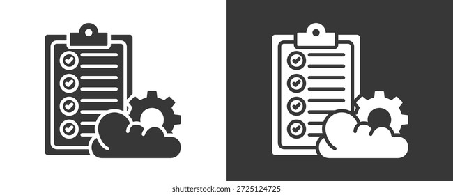 Preparation Icon Set Vector Collection Isolated In Black And White