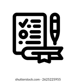 preparation line icon. Clean and minimalist vector icon for websites, mobile apps, presentations, and logos. Fully scalable and customizable for any project.