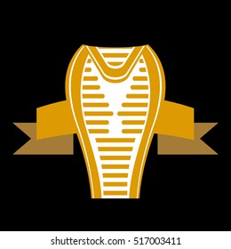 Preparation for the logo, cobra, Egypt, vector icon