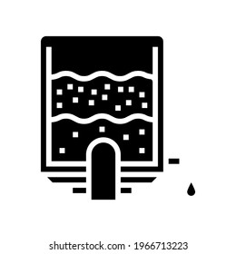 prepare concentration cheese glyph icon vector. prepare concentration cheese sign. isolated contour symbol black illustration