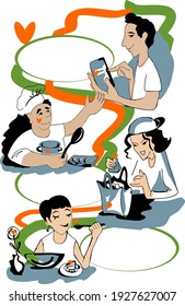 Prepare food according to your recipe in the restaurant and deliver it to you.