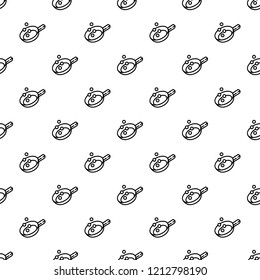 Prepare food on griddle pattern seamless repeat background for any web design