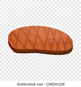 Prepared steak icon. Cartoon of prepared steak vector icon for web design  