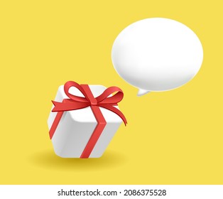 hat für das Ende des Jahres ein Überraschungsgeschenk vorbereitet. Glück, Weihnachten, Paket, Punkt. Vektorgrafik. Handgezeichnet.