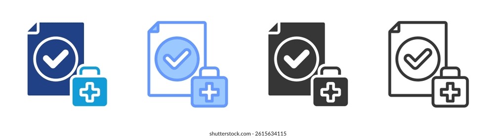 Preparedness icon set multiple style collection