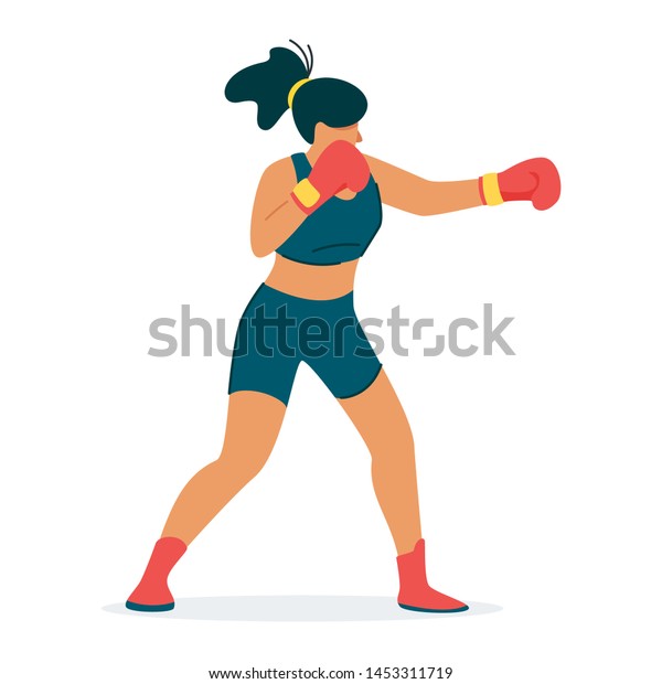 102 Woman Boxer Clipart Images, Stock Photos & Vectors | Shutterstock