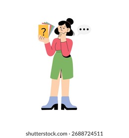 Preparing important questions for job interview or test illustration