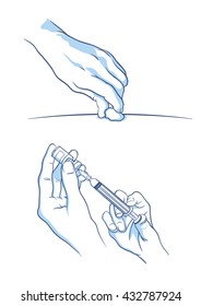 preparing medicine instruction