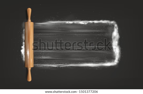 Preparing Pastry Kneading Flattening Dough Bake Stock Vector Royalty Free 1501377206 5422