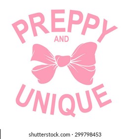 Preppy Graphic For T-shirt 