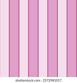 Preppy Hot Pink and Pastel Rose Vertical Stripes creating a seamless pattern print background