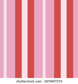 Preppy Red And Pink Vertical Striped Pattern