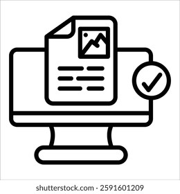 prepress icon element in dual tone style suitable for various design purposes