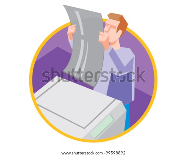 Prepress Work Design Print Service Vector Stock Vector (Royalty Free ...