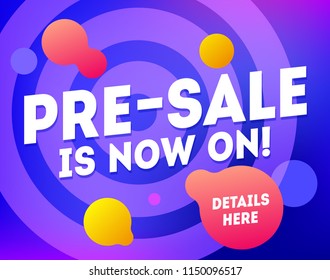 Presale Banner Template Design Big Super Stock Vector Royalty Free