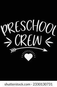 
Preschool Crew eps cut file for cutting machine