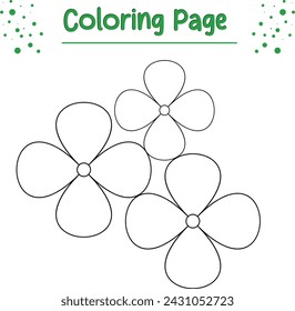 preschool flower coloring page. flower coloring page