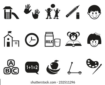 Preschool Icons Set
