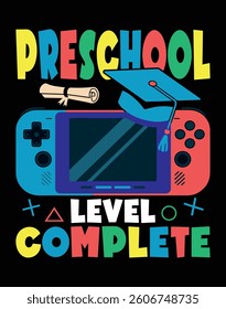 "Preschool level complete" EPS Vector File