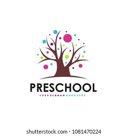 Preschool Logo Design Stock Vector (Royalty Free) 1081470224 | Shutterstock