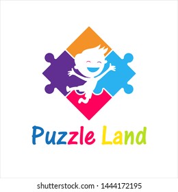 Preschool Logo Design Stock Images