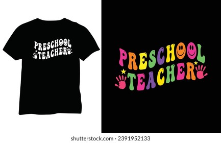 Preschool Teacher Shirt Back To School Shirt Cute Preschool Teacher First day of School Shirt Gift for Teacher