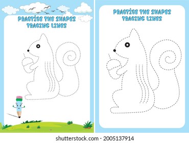 Preschool worksheet. Basic writing drawing for preschool and kindergarten kids to improve basic drawing skills. Printable worksheet for preschool and kindergarten kids.
