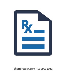 Prescription Icon, Doctor Prescription Icon, Medical Prescription, Medical Report Icon