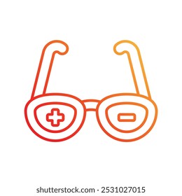 Icono de la prescripción con el fondo blanco Vector Ilustración de stock
