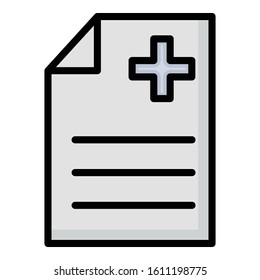 
Prescription Isolated Vector icon which can be easily modified or edit
