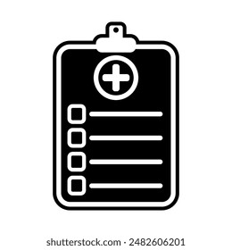 Prescription Line Icon. Pixel Perfect. For Mobile and Web. Editable Stroke. 10Eps