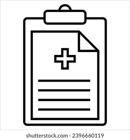 Prescription Pad, Medical and Healthcare web icon
