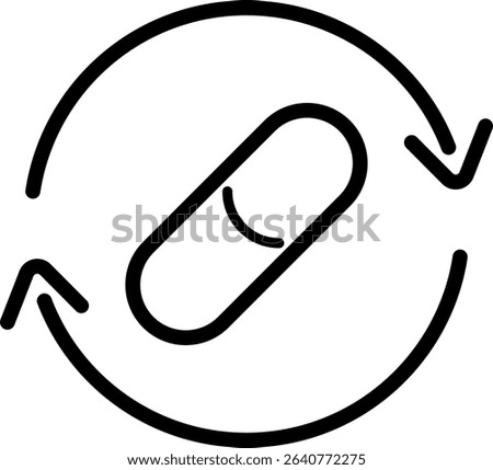 Prescription refill process icon design