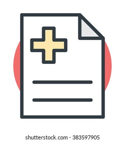 Prescription Vector Icon