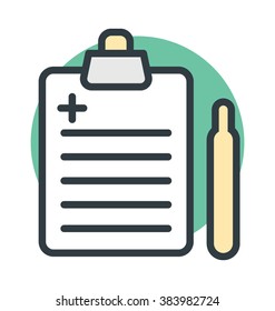 Prescription Vector Icon