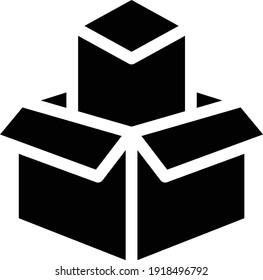 presenr vector glyph flat icon
