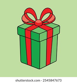 Gegenwart (1) weihnachtliches Element der Illustration