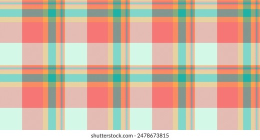 Present background texture seamless, winter textile plaid tartan. Suit check vector fabric pattern in red and light color.