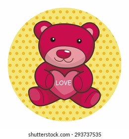 present bear theme elements