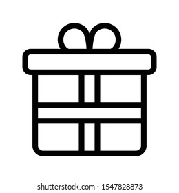 present box colour thin line icon
 