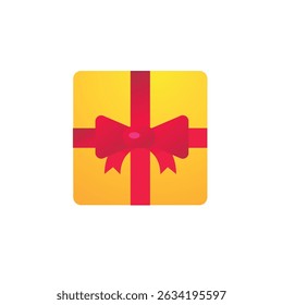 present box vector cartoon illustration on the white background.