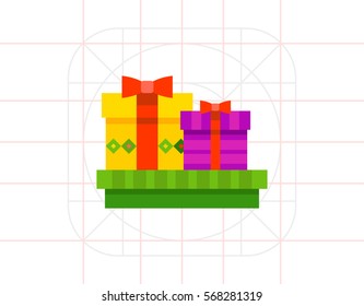 Present Boxes Icon